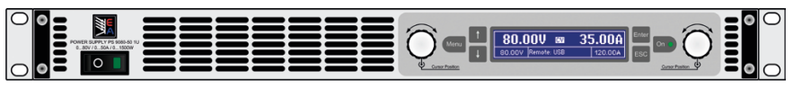 EA-PS 9200-25 1U 电源正面